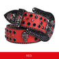 Skullduggery Western Rhinestone Belt | Punk Rock Skull Studded Fashion Belt Country in My Heart