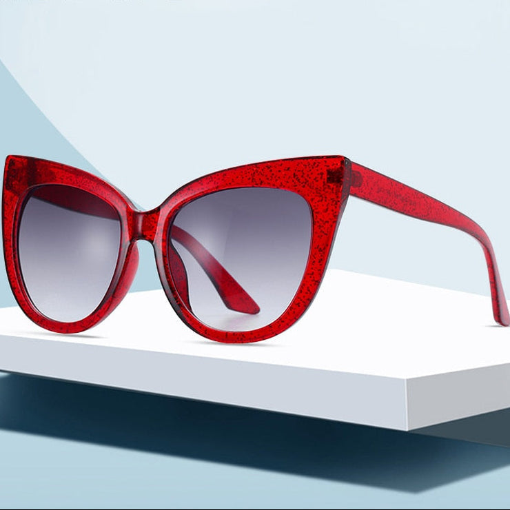 Women's Oversized Cat Eye Sunglasses UV400 FitiqueFit