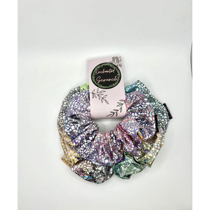 Holographic Tie Dye Mommy & Me Scrunchie Set Enchanted Scrunch