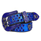 Skullduggery Western Rhinestone Belt | Punk Rock Skull Studded Fashion Belt Country in My Heart
