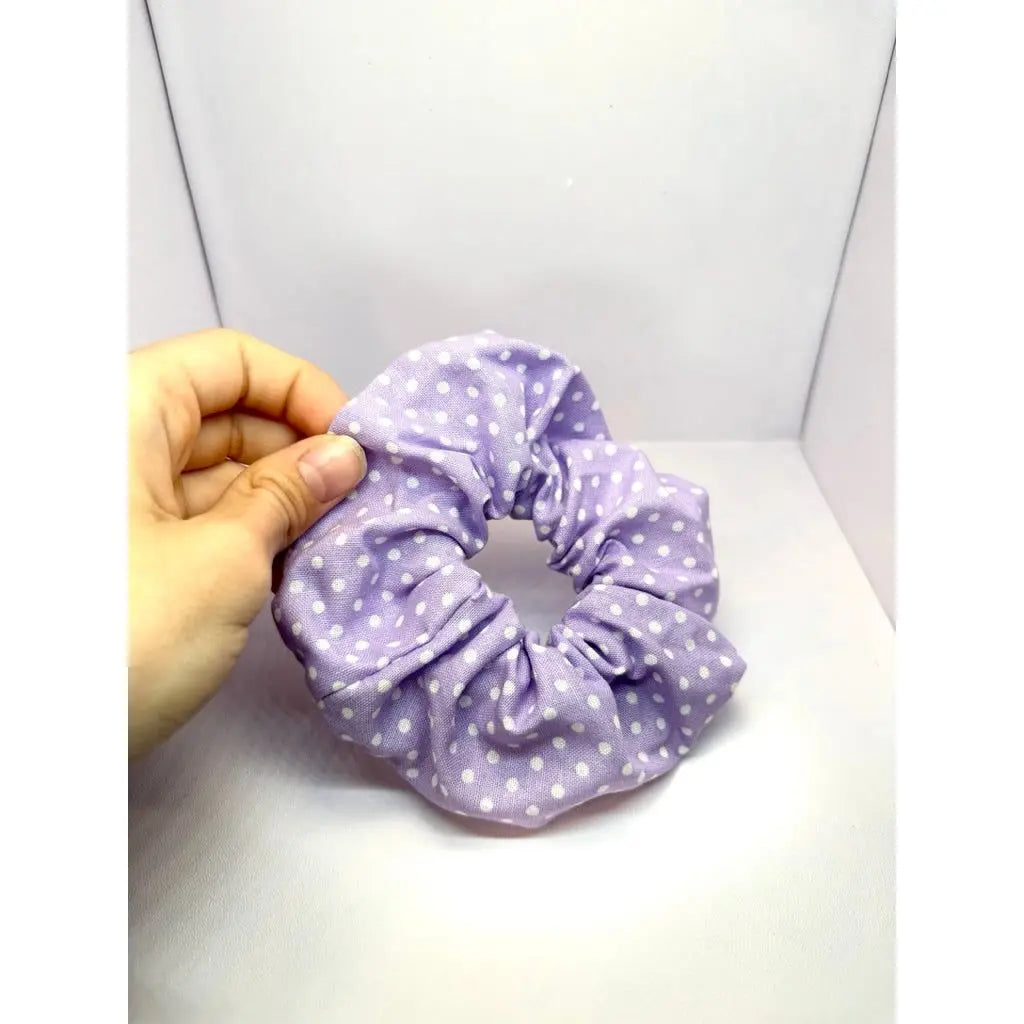 Mini Purple Dotted Scrunchie Enchanted Scrunch