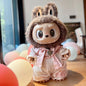 Clothing with 58cm LABUBU Design ZIMOMO Doll Clothes Rubber LABUBU Plush Toy Clothing Cute