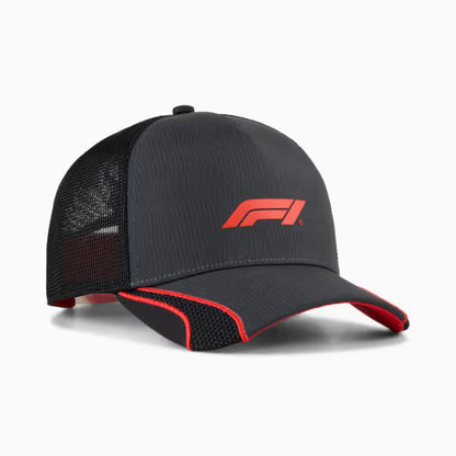 Puma F1 Racing Trucker Cap - Black Denim Exchange