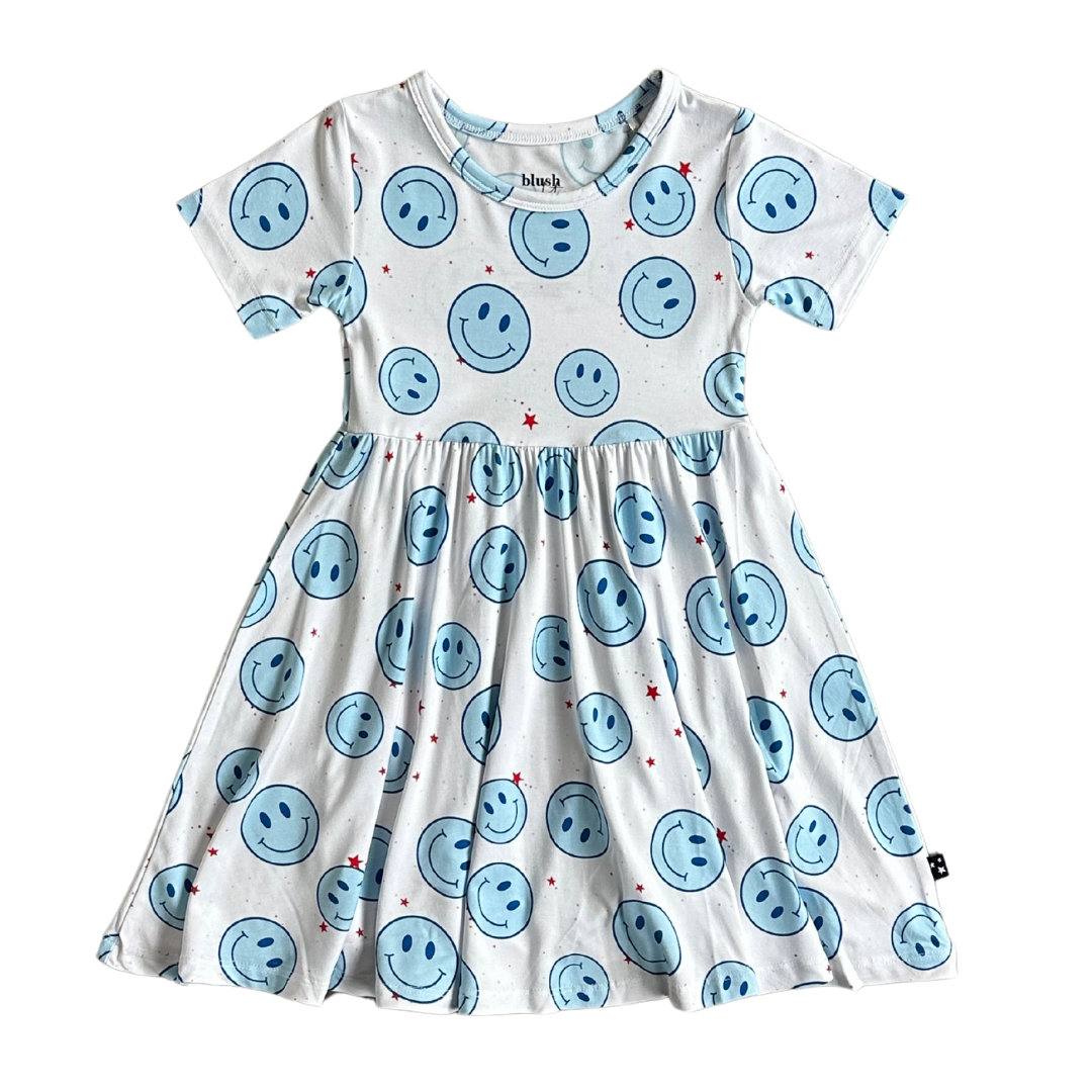 Patriotic Smiles - Dress Blush Lotus