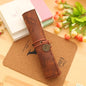 Retro Leather Pencil bag pencil pouch case school supplies pencil case plumier scolaire pencil pouch cute stationary