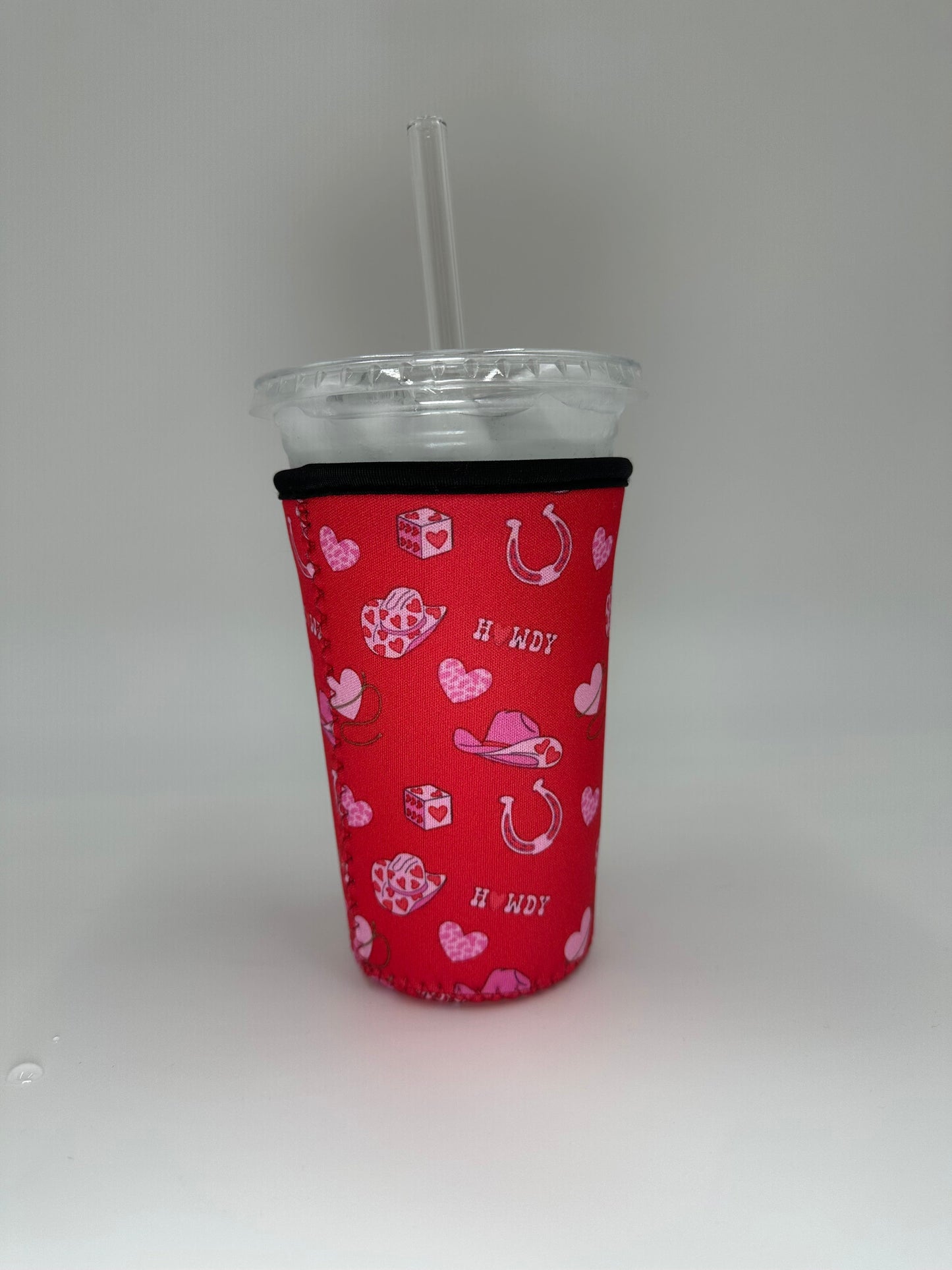 Valentines Howdy Coffee Sleeve BashDesignsCo