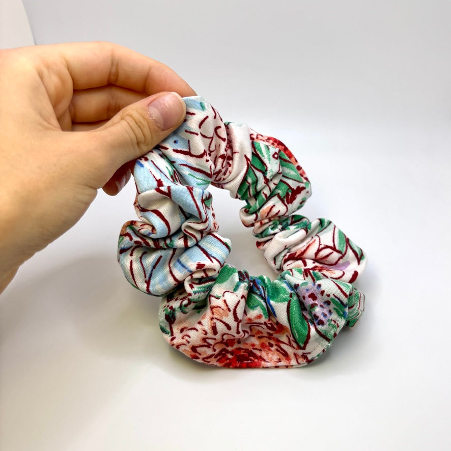 Mini Tropical Leaves Summer Scrunchie Enchanted Scrunch