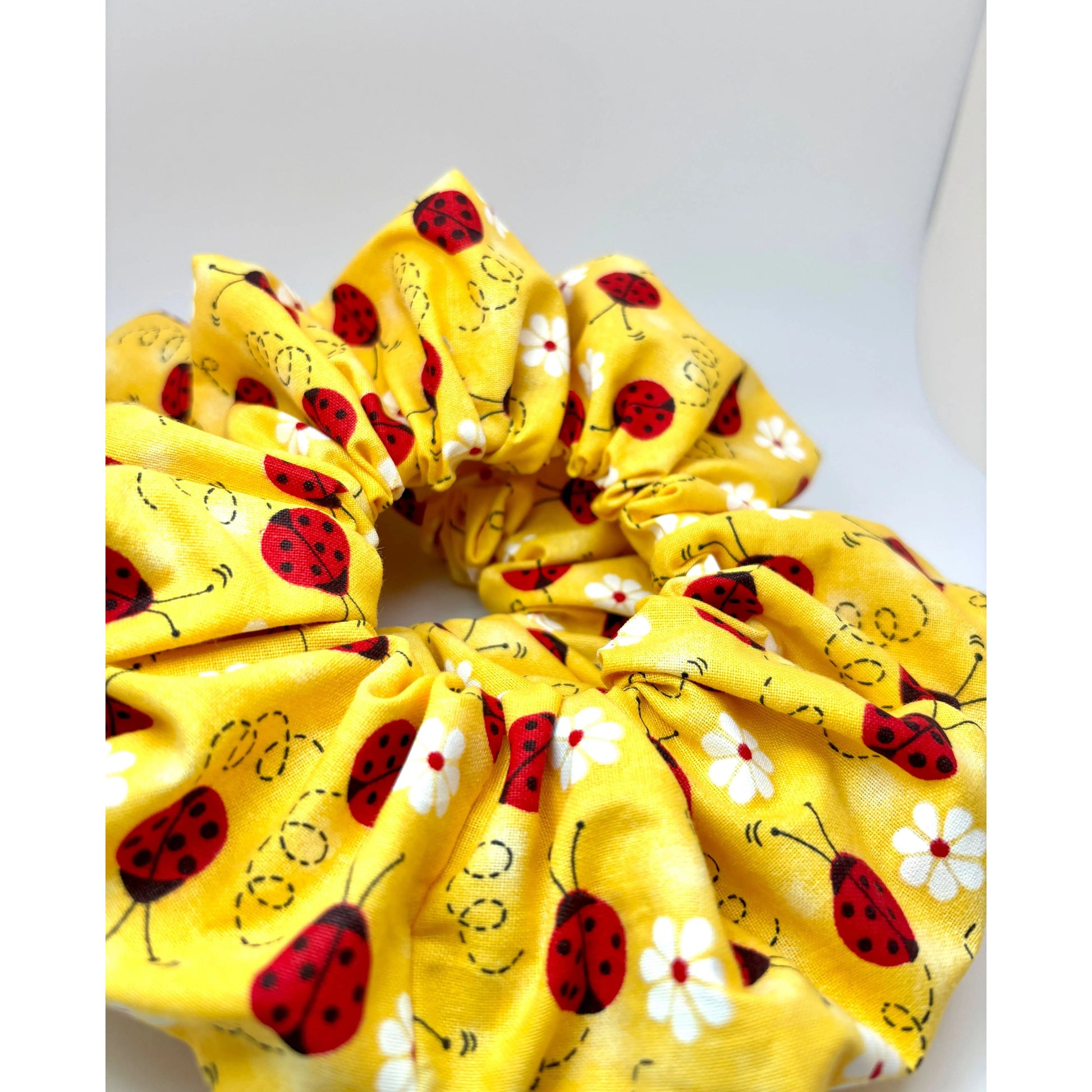 Yellow Ladybug Scrunchie Enchanted Scrunch
