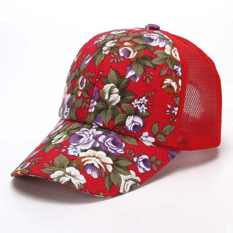 Floral Print Adjustable Baseball Cap Country in My Heart