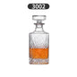 Crystal Glass Whiskey Decanter, Lead-Free, Luxury Barware, Wine Bottle, Home Party, 750ml