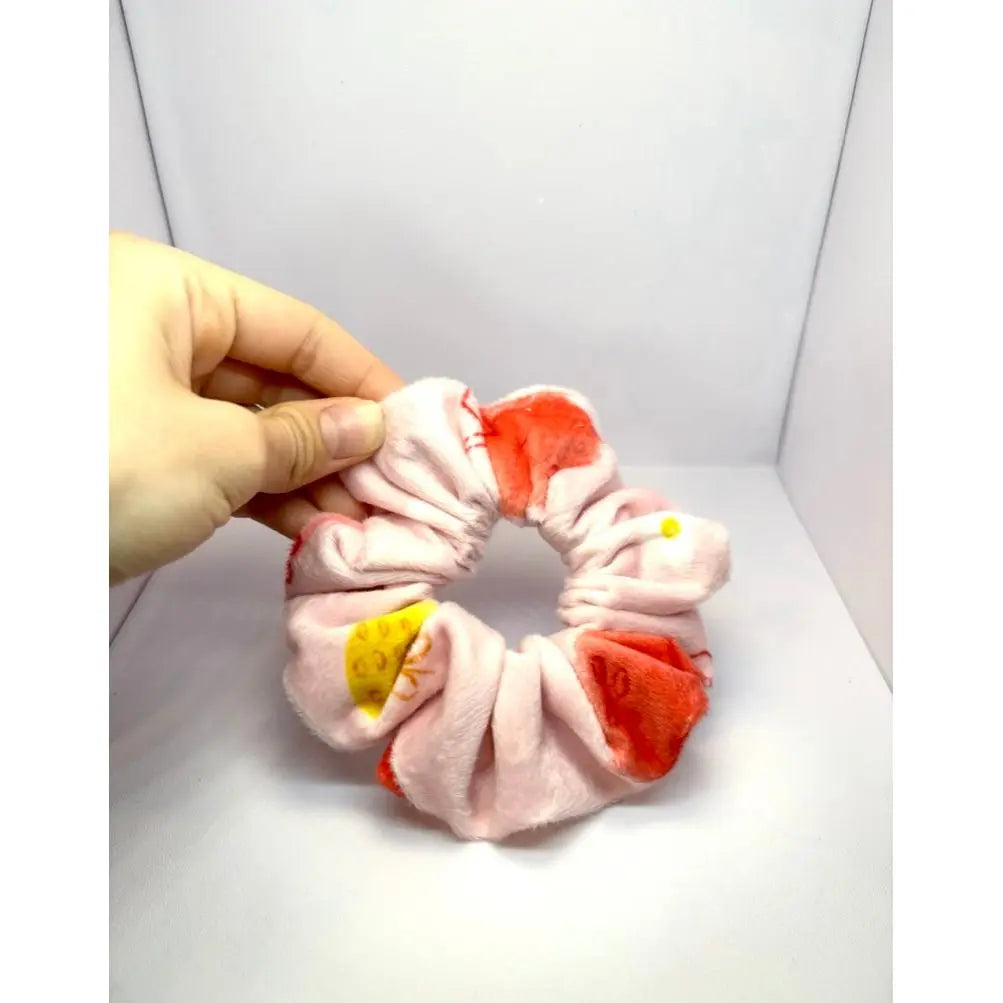 Mini Pink Fruit Minky Scrunchie Enchanted Scrunch