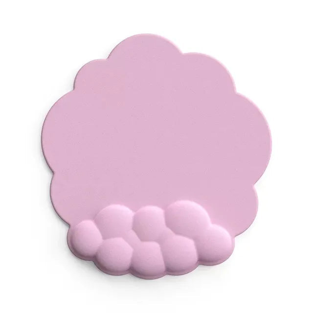 Mouse pad with wrist rest keyboard cloud anti-slip memory foam desktop office gamer mouse wrist rest