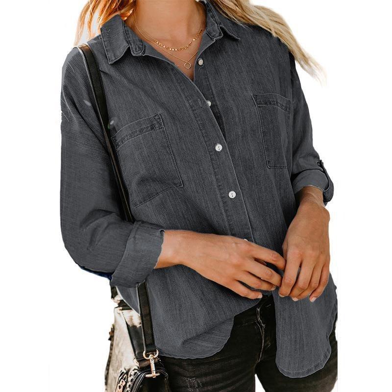 SilkSoft Loose Fit Denim Shirt Country in My Heart