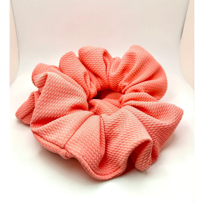 Coral Summer Bullet Scrunchie Enchanted Scrunch