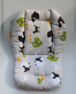 Baby Kids Highchair Cushion Pad Mat Booster Seats Cushion Pad Mat Feeding Chair Cushi on Pad Stroller Cushion Mat Cotton fabric