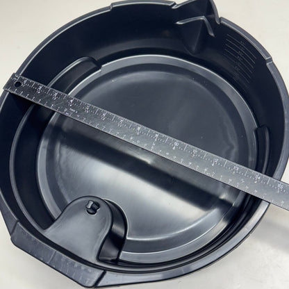 FLOTOOL (12 PACK) 8 Quart Drain Pan Sz 16.5” L x 15” W x 4” H, Black 42108MI PayWut