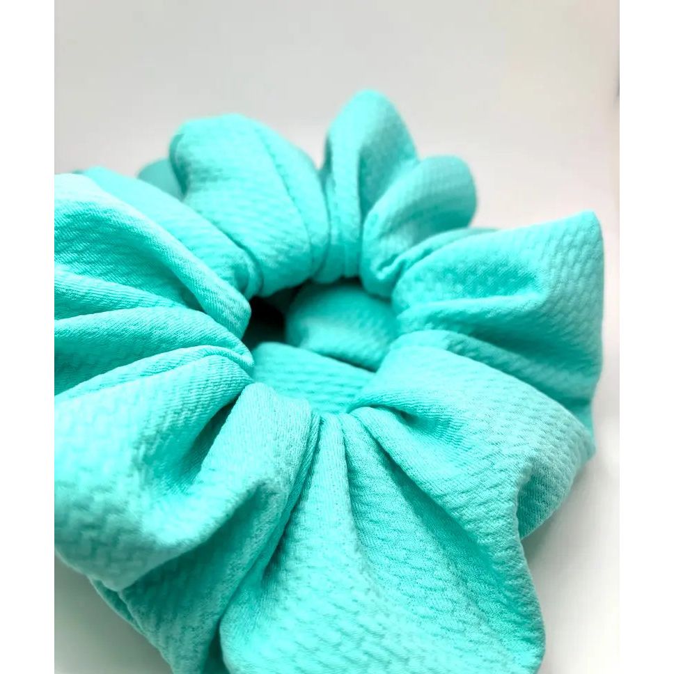 Aqua Summer Bullet Scrunchie Enchanted Scrunch