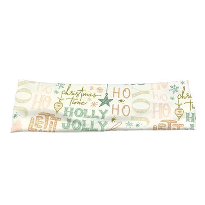 Holly Jolly Christmas Headband Enchanted Scrunch