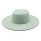 Ella Wide Brim Wool Jazz Hat – Stylish Felt Hat in 16 Colors Country in My Heart