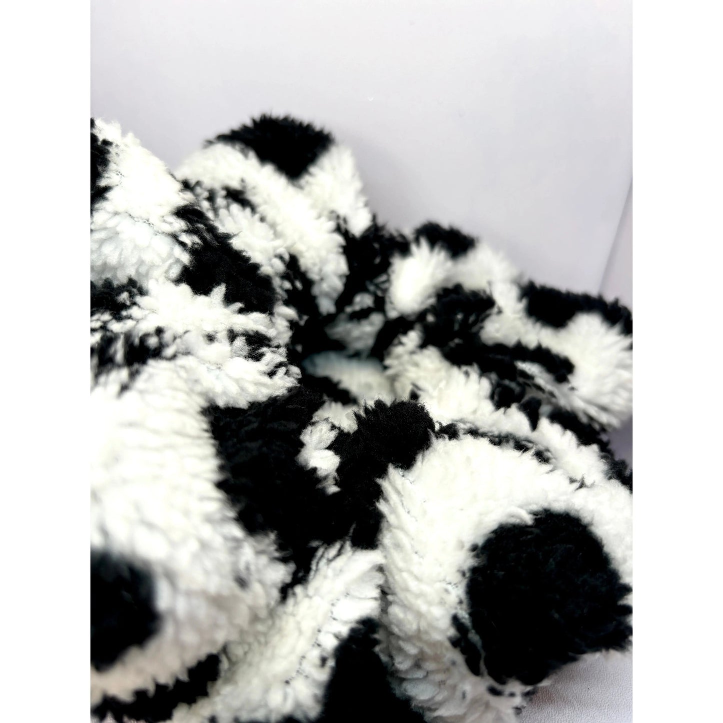 Fluffy Cow Print Scrunchie Enchanted Scrunch