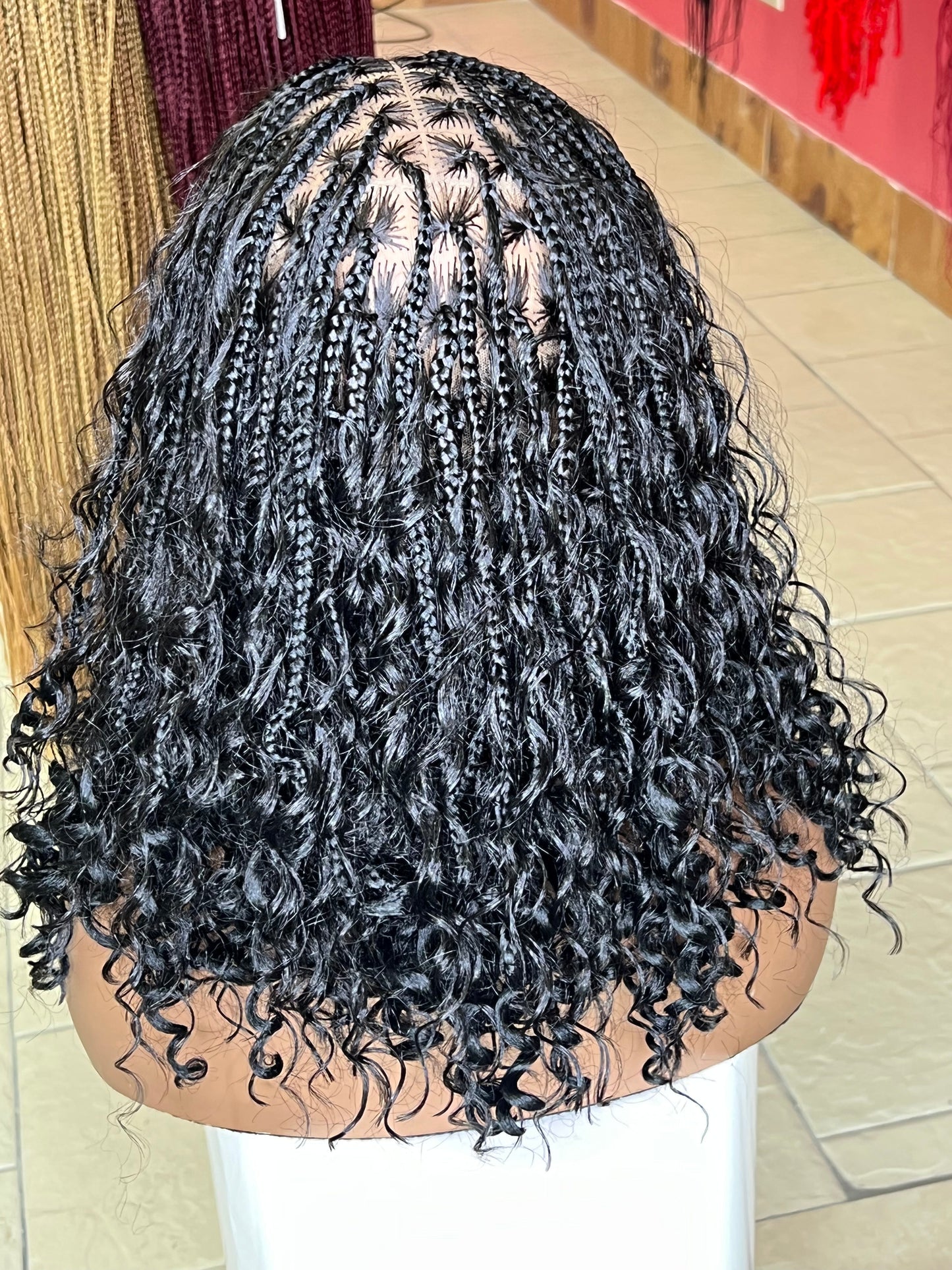 Short boho braided wig HOL stores