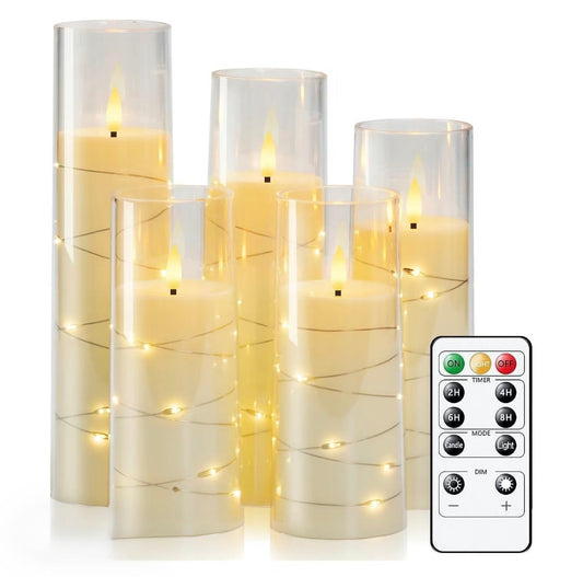 StarGlow LED Pillar Candles V.I.P Digital Presence
