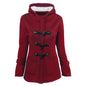 Cow Horn Button Hooded Jacket | Cozy & Stylish for the Modern Cowgirl Country in My Heart