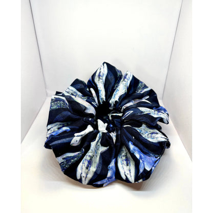 Dark Blue Shark Scrunchie Enchanted Scrunch
