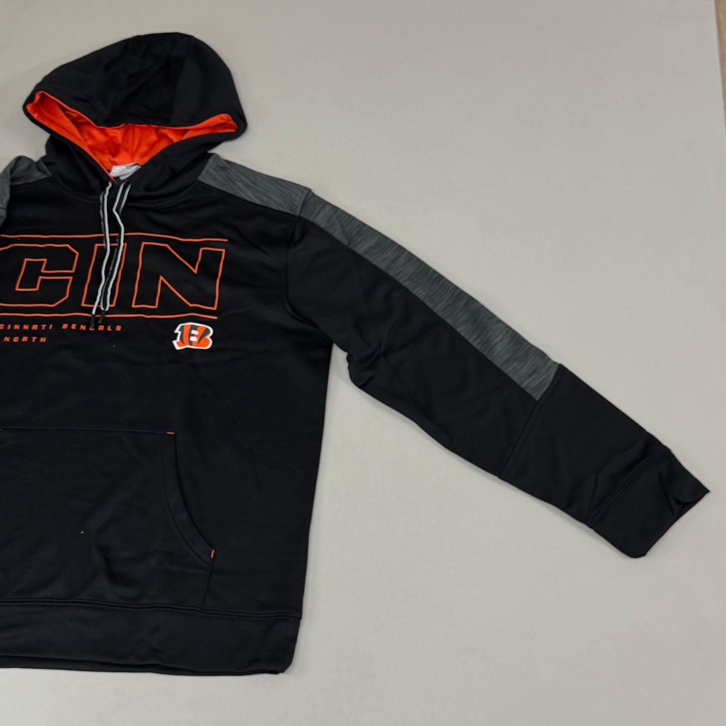 NFL Cincinnati Bengals Hoodie AFC North Sweatshirt Pullover SZ L Black 1802967 PayWut