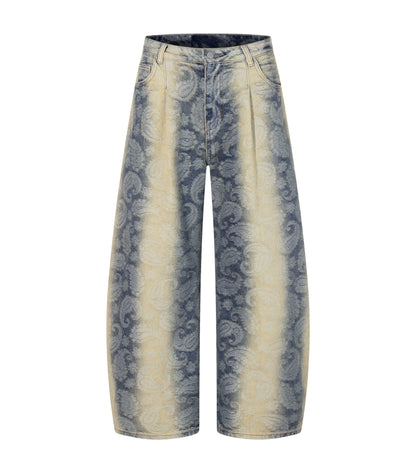 AZUL PAISLEY DENIM