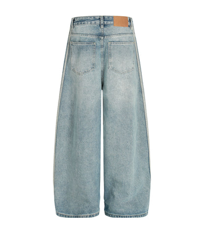 WIDEBOY STRIPED DENIM