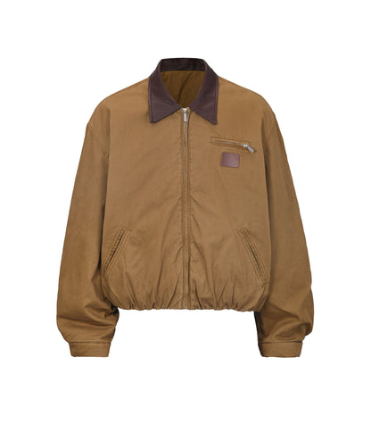 BROWN VINTAGE HUNTERS JACKET