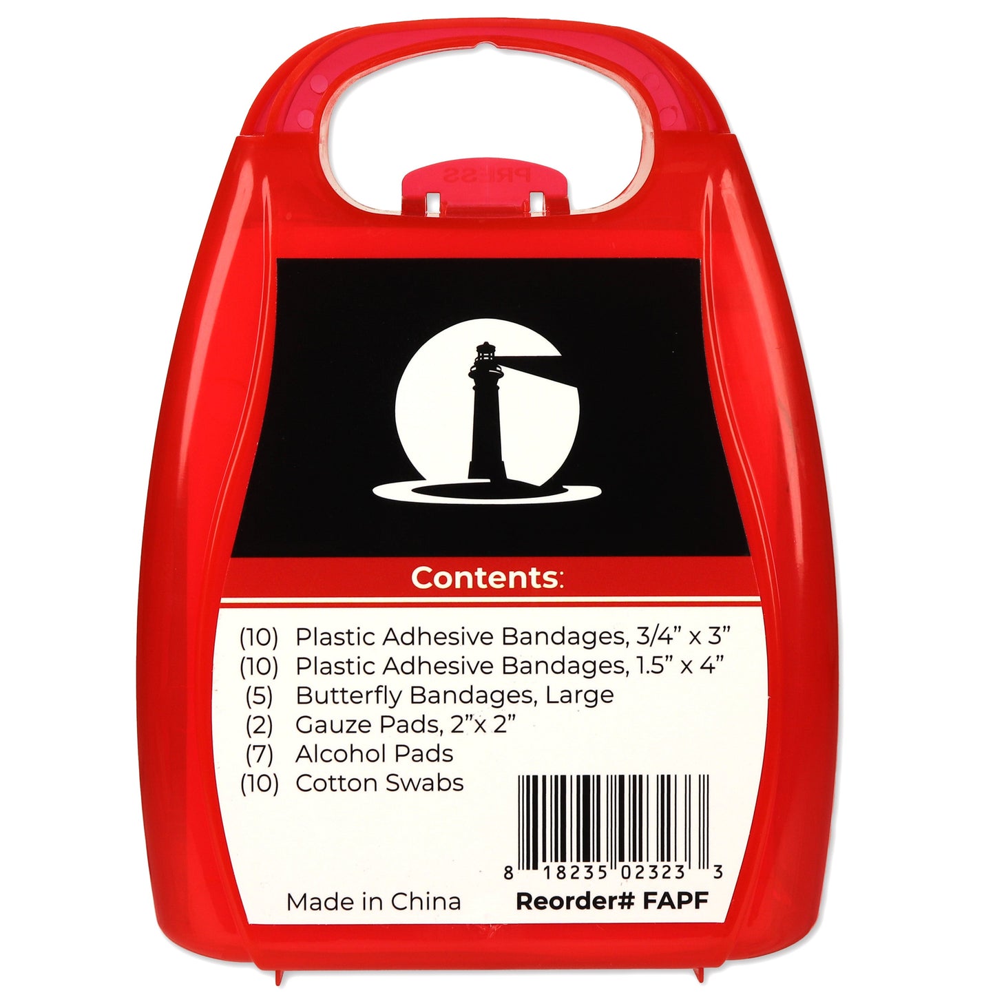 44 Piece Portable First Aid Kit quakekits.com
