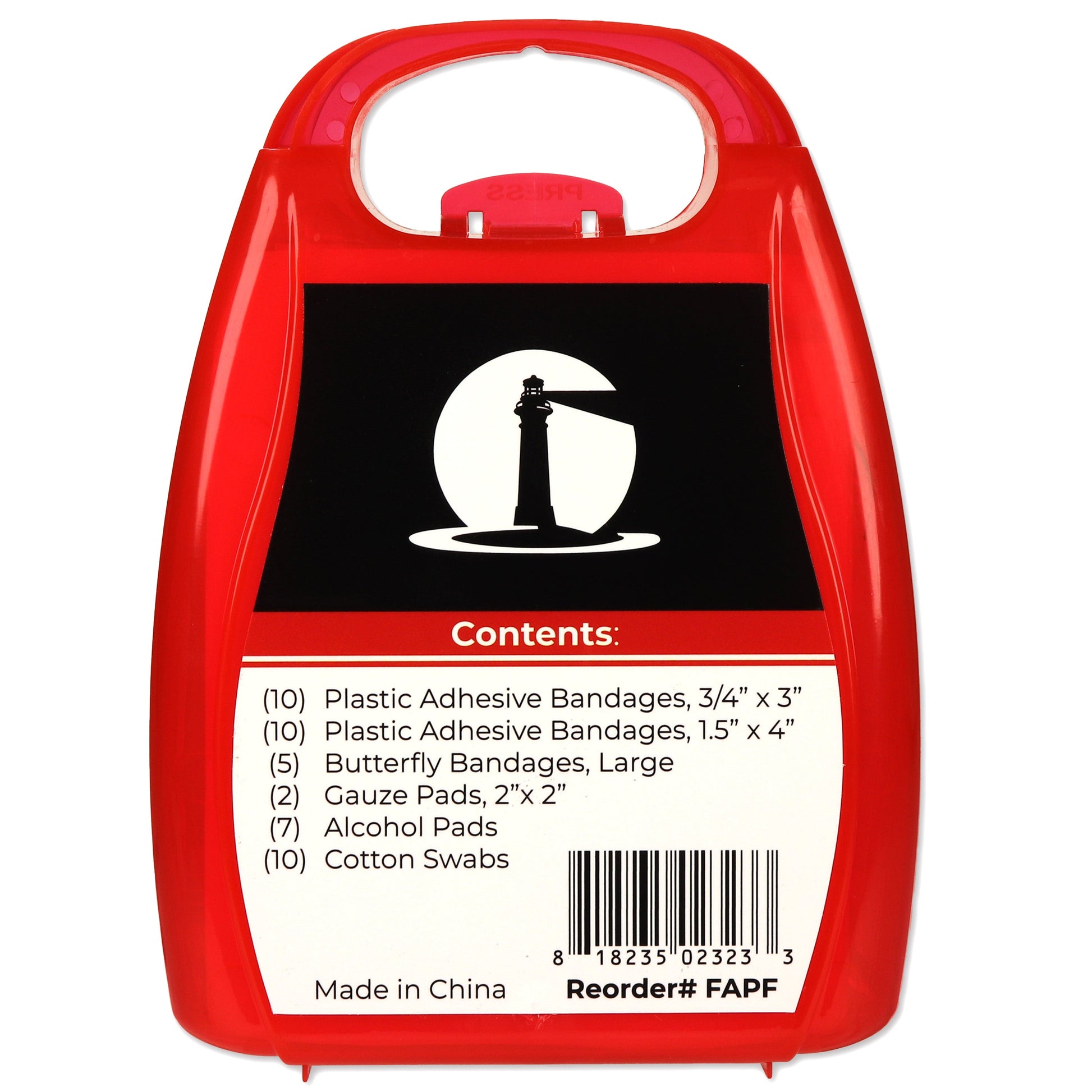 44 Piece Portable First Aid Kit quakekits.com
