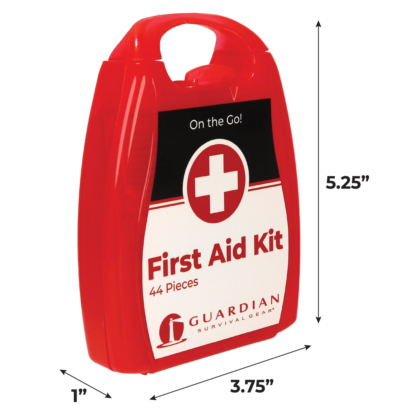 44 Piece Portable First Aid Kit quakekits.com