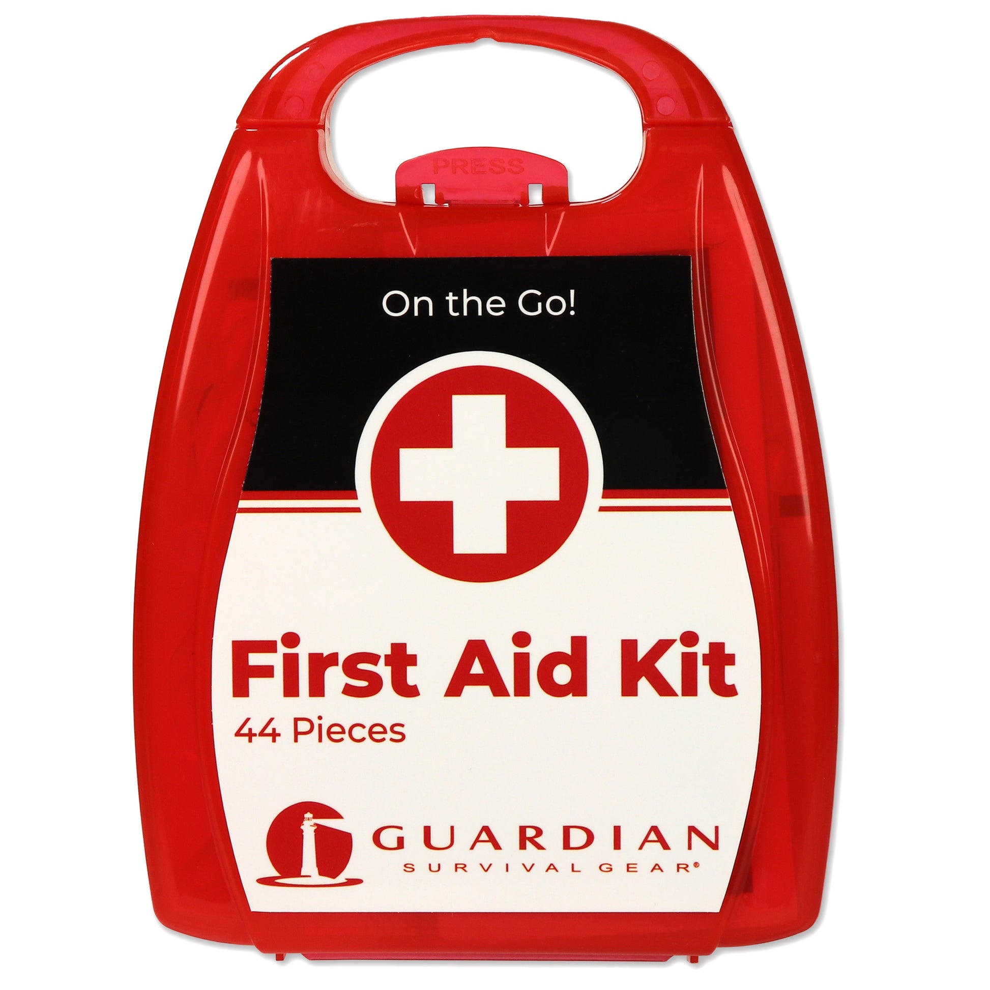 44 Piece Portable First Aid Kit quakekits.com