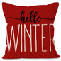 Christmas tree print pillow cover linen pillowcase holiday living room sofa decoration cushion cover