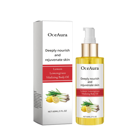 Lemongrass Moisturizing Oil, Daily Massage Body Skin Soothing Nourishing Moisturizing Body Care Oil V.I.P Digital Presence