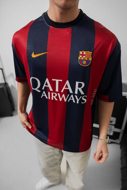 FC Barcelona 2014-15 Home Jersey - Official Football Shirt - Soccer Kit Withinblack