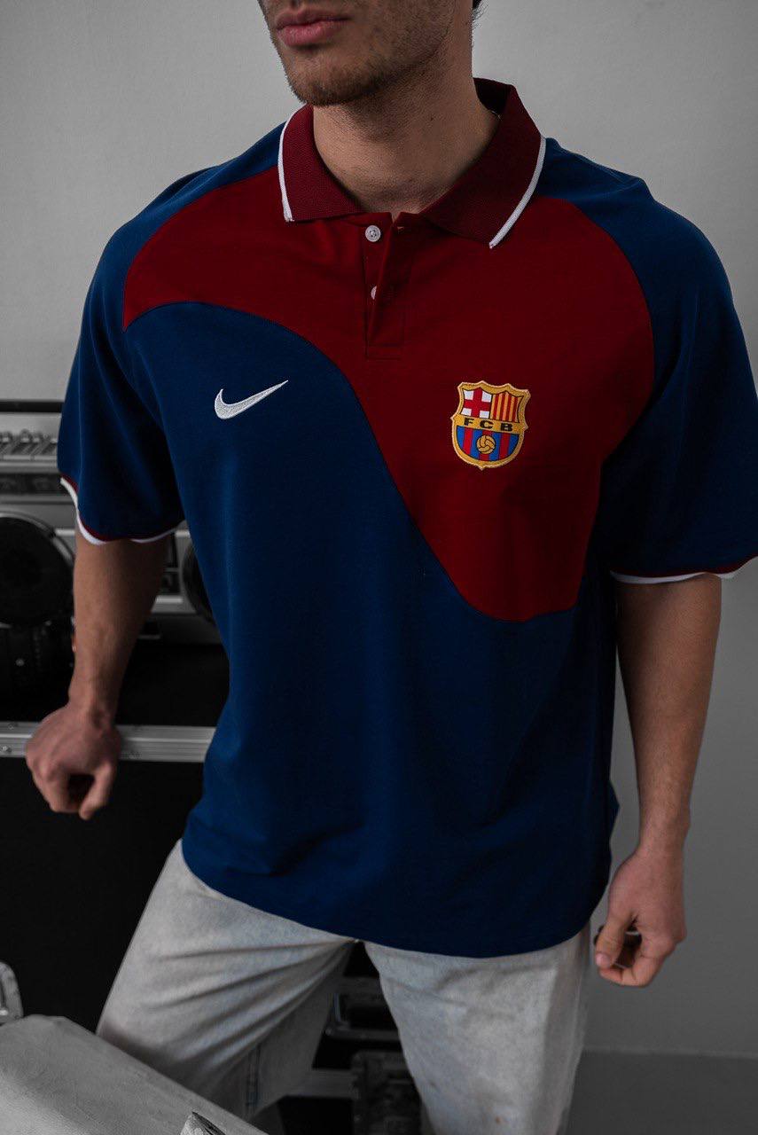 FC Barcelona Football Jersey - Official Emblem Withinblack