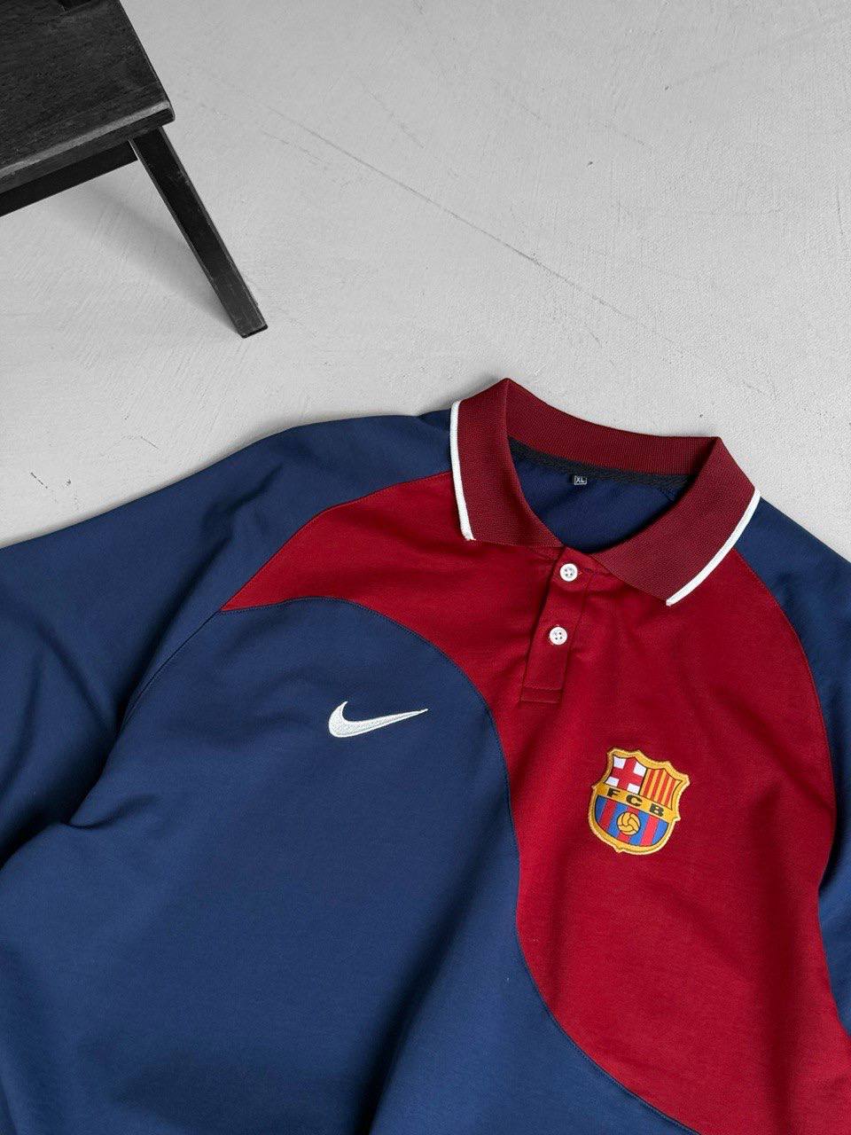 FC Barcelona Football Jersey - Official Emblem Withinblack