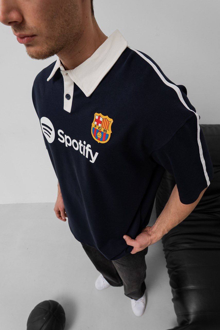 FC Barcelona Spotify Oversized T-shirt Withinblack