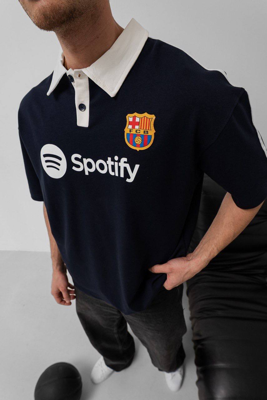 FC Barcelona Spotify Oversized T-shirt Withinblack