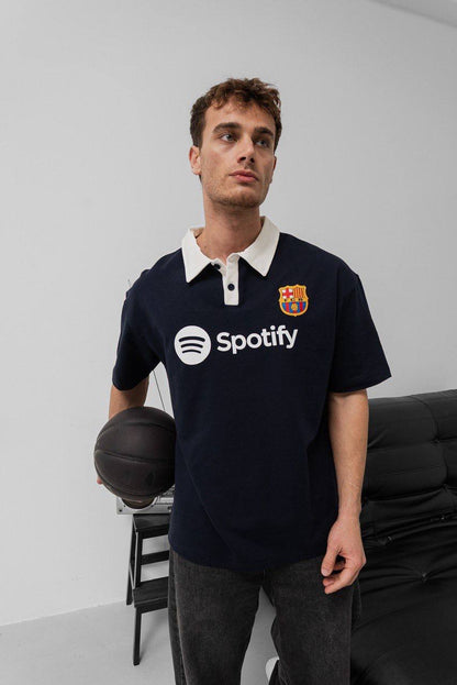 FC Barcelona Spotify Oversized T-shirt Withinblack