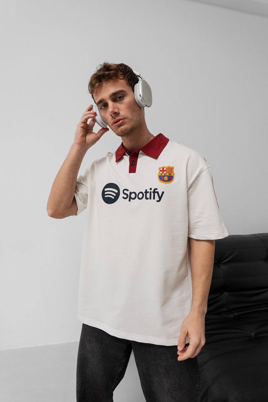 FC Barcelona Spotify Oversized T-shirt Withinblack