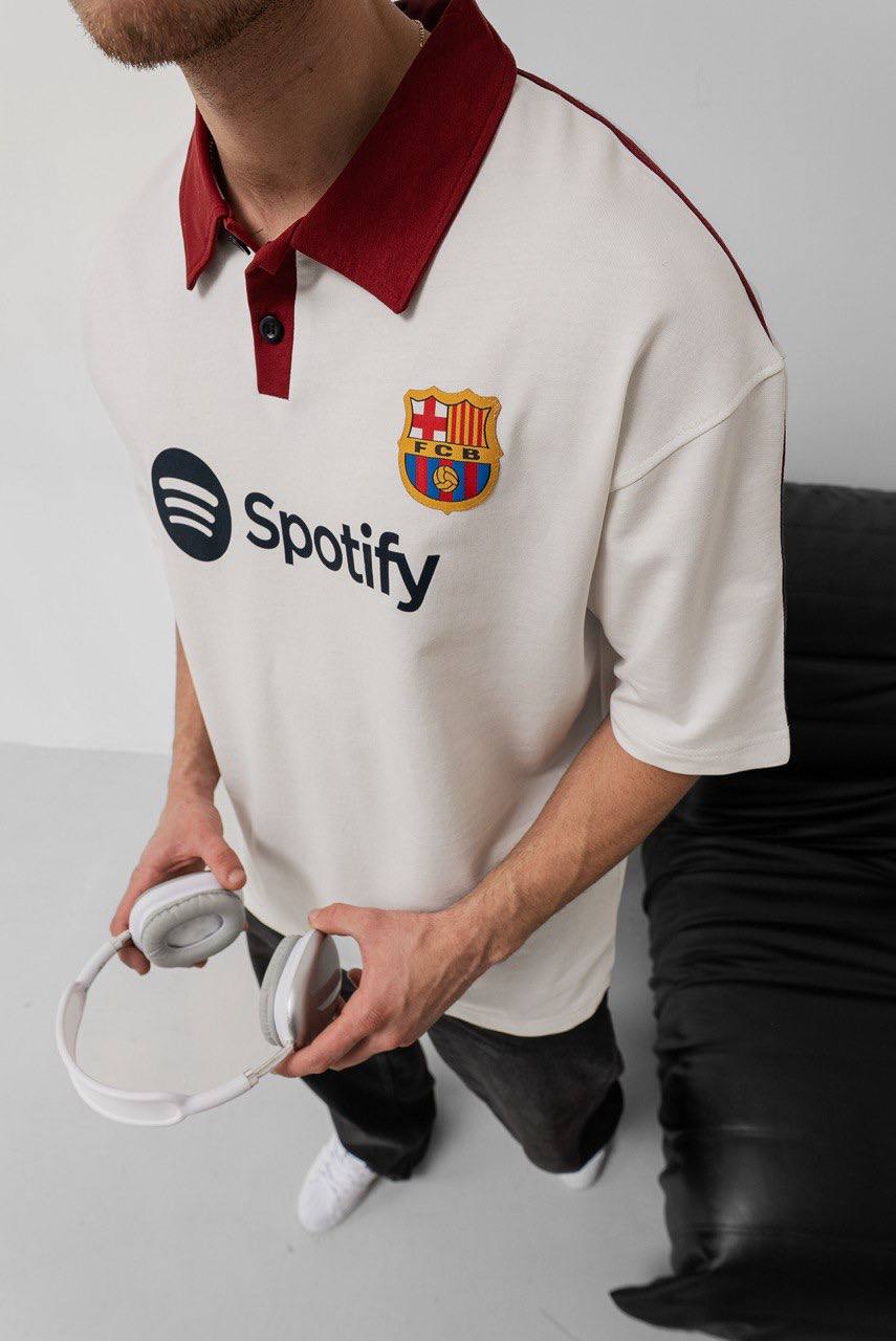 FC Barcelona Spotify Oversized T-shirt Withinblack