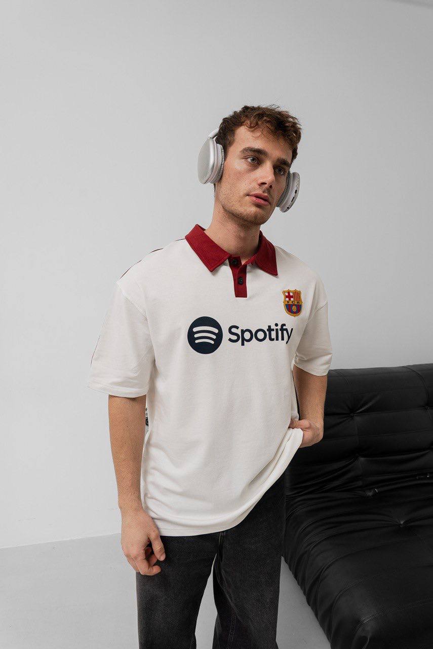 FC Barcelona Spotify Oversized T-shirt Withinblack
