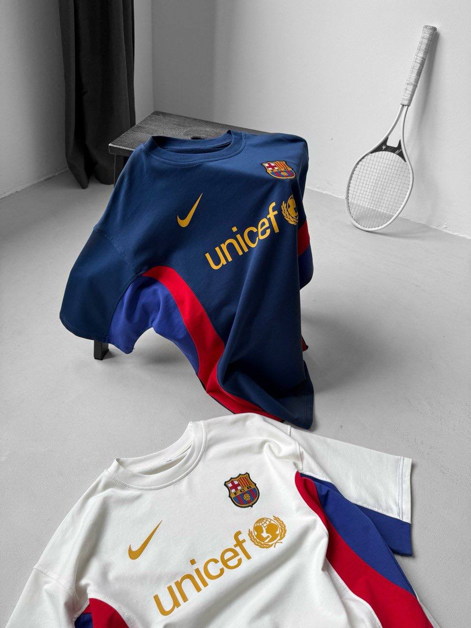 FC Barcelona UNICEF T-Shirt - Stylish Tee for Barça Fans & Charity Support Withinblack