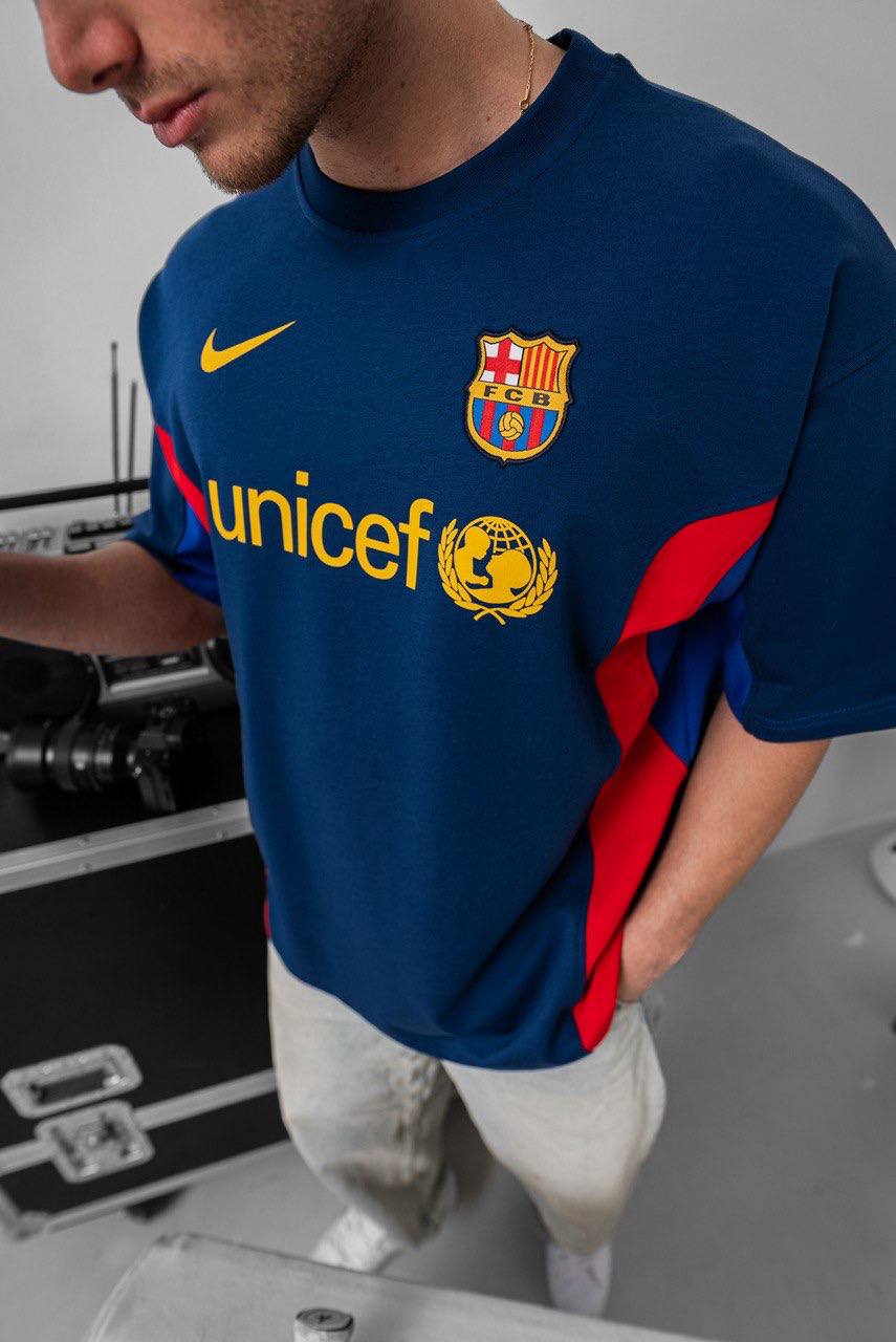 FC Barcelona UNICEF T-Shirt - Stylish Tee for Barça Fans & Charity Support Withinblack