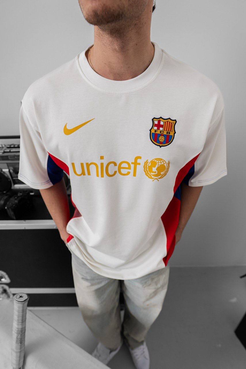 FC Barcelona UNICEF T-Shirt - Stylish Tee for Barça Fans & Charity Support Withinblack